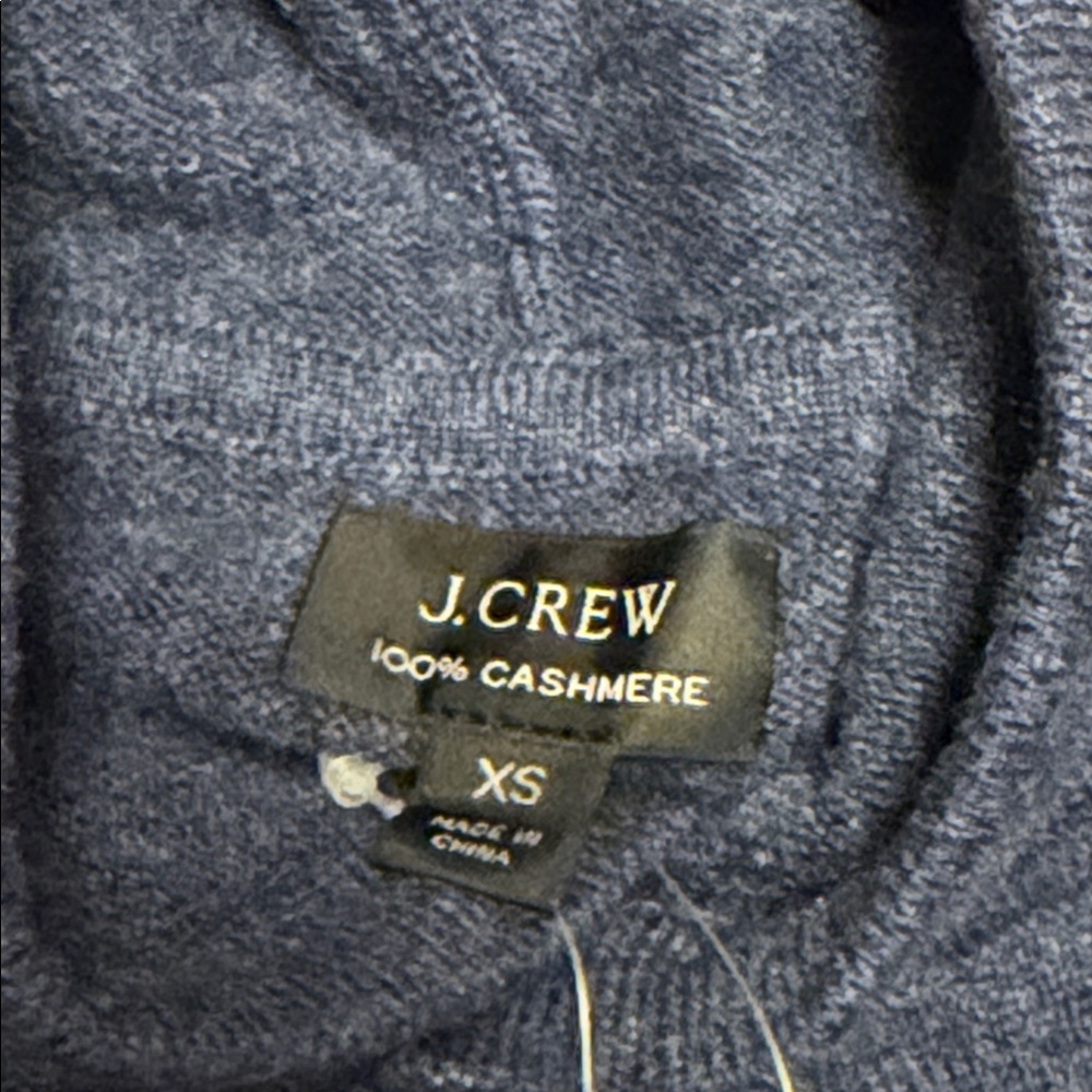New Men’s J Crew Cashmere Blue Hoodie - Picture 4 of 8